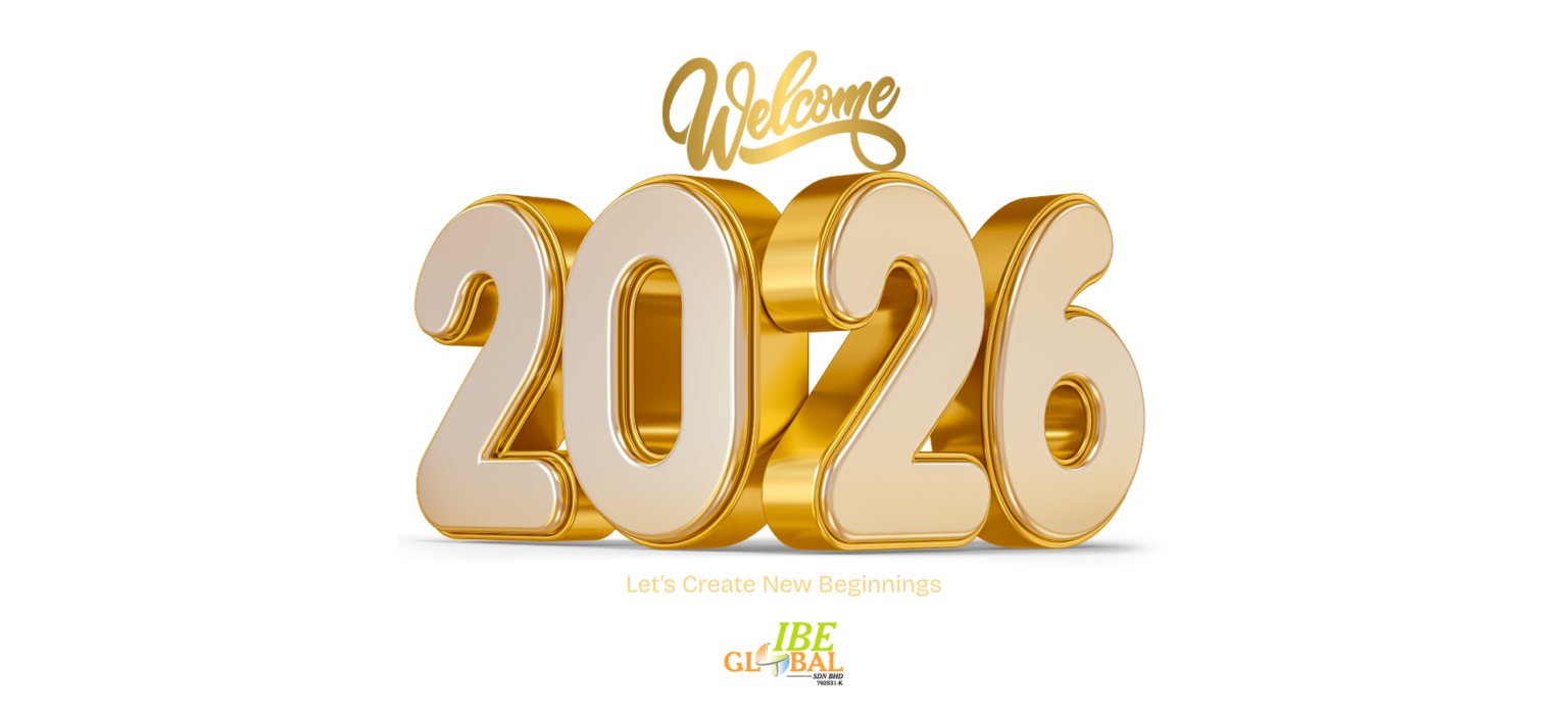 IBE GLOBAL gold and black elegant happy new year 2026 postcard (2)